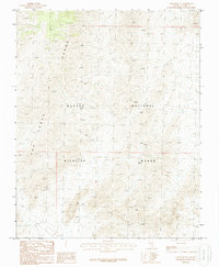 Gass Peak NE 1986 topographic map thumbnail