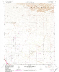 Gass Peak SW 1974 topographic map thumbnail
