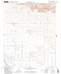 Gass Peak SW 1974 topographic map thumbnail