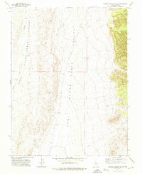 Georges Canyon Rim SE 1971 topographic map thumbnail