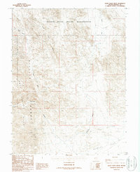 Ghost Dance Ridge 1987 topographic map thumbnail