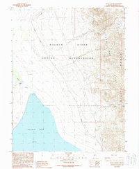 Gillis Canyon 1988 topographic map thumbnail