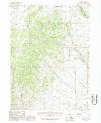 Goat Creek 1986 topographic map thumbnail