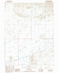 Goat Island 1987 topographic map thumbnail