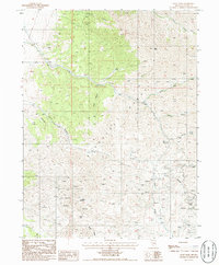 Goat Peak 1985 topographic map thumbnail