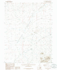 Goat Ranch Well 1985 topographic map thumbnail