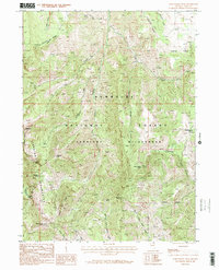 Gods Pocket Peak 1986 topographic map thumbnail
