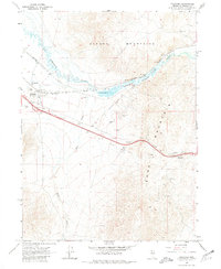 Golconda 1965 topographic map thumbnail