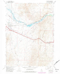 Golconda 1965 topographic map thumbnail