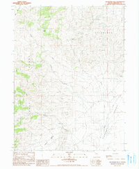 Goldbanks Hills 1990 topographic map thumbnail