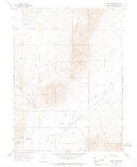 Goldrun Creek 1965 topographic map thumbnail
