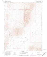 Goldrun Creek 1965 topographic map thumbnail