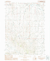 Gollaher Mountain 1989 topographic map thumbnail