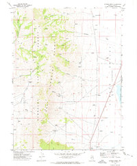 Gordon Creek 1969 topographic map thumbnail
