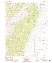 Goshute Creek 1984 topographic map thumbnail
