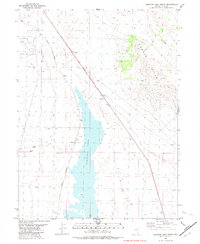 Goshute Lake North 1982 topographic map thumbnail