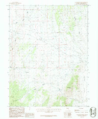 Government Peak 1986 topographic map preview