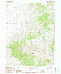 Granite Mountain 1990 topographic map thumbnail