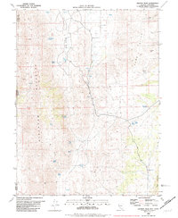 Granite Peak 1980 topographic map thumbnail