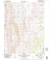 Granite Peak 1980 topographic map thumbnail