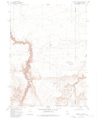 Greeley Flat SE 1980 topographic map thumbnail