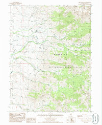 Green Mountain 1985 topographic map thumbnail