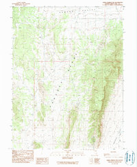 Green Springs NW 1990 topographic map thumbnail