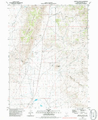 Griffith Canyon 1980 topographic map thumbnail