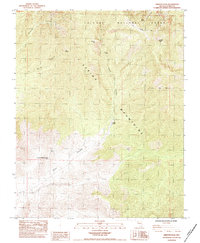 Griffith Peak 1984 topographic map thumbnail