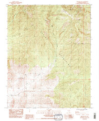 Griffith Peak 1984 topographic map thumbnail