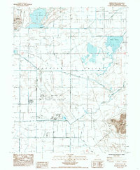 Grimes Point 1985 topographic map thumbnail