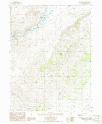 Grindstone Mtn 1985 topographic map thumbnail