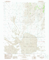 Groom Mine 1989 topographic map thumbnail