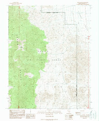 Groom Range 1989 topographic map preview