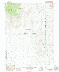Groom Range SW 1989 topographic map thumbnail