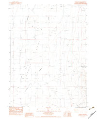 Gumboot Lake 1983 topographic map thumbnail