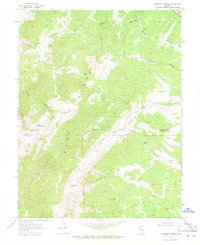 Haggerty Spring 1969 topographic map thumbnail