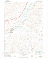 Halleck 1971 topographic map thumbnail