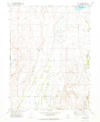 Halleck SW 1971 topographic map thumbnail