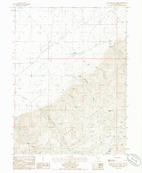 Hand-Me-Down Creek 1985 topographic map thumbnail