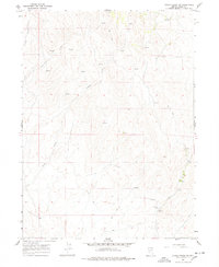 Hanks Creek SW 1967 topographic map thumbnail