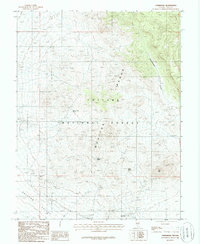 Hannapah 1986 topographic map thumbnail