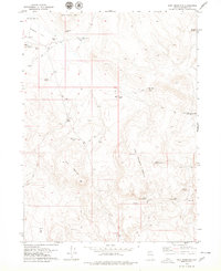 Hart Mountain 1978 topographic map thumbnail