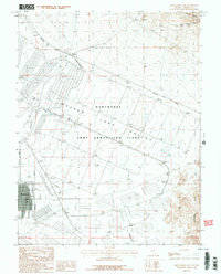 Hawthorne East 1987 topographic map thumbnail