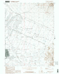 Hawthorne East 1987 topographic map thumbnail