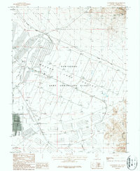 Hawthorne East 1987 topographic map thumbnail