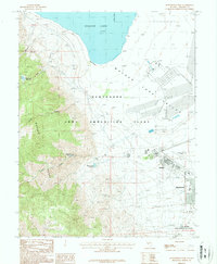 Hawthorne West 1987 topographic map thumbnail