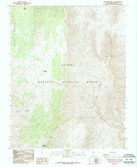 Hayford Peak SE 1987 topographic map thumbnail