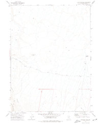 Haystack Peak 1973 topographic map thumbnail