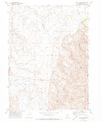 Heelfly Creek 1971 topographic map thumbnail